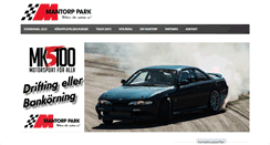Desktop Screenshot of mantorppark.com